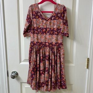 DDS Mauve Floral Ballerina Dress